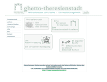 Tablet Screenshot of ghetto-theresienstadt.info